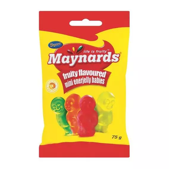 Maynards Sweets Packet Jelly Babies 75g Maynards Sweets Packet Jelly Babies 75g
