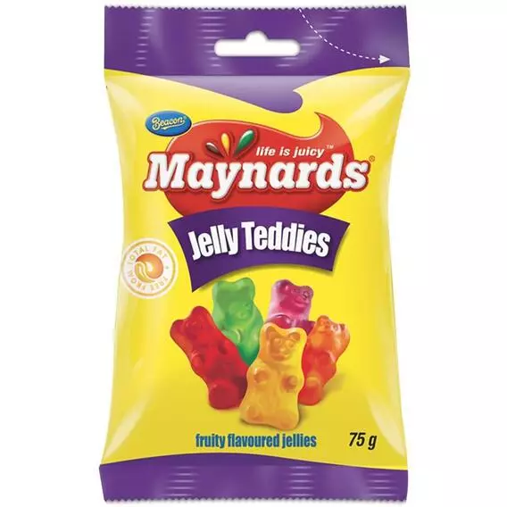 Maynards Sweets Packet Jelly Teddies 75g