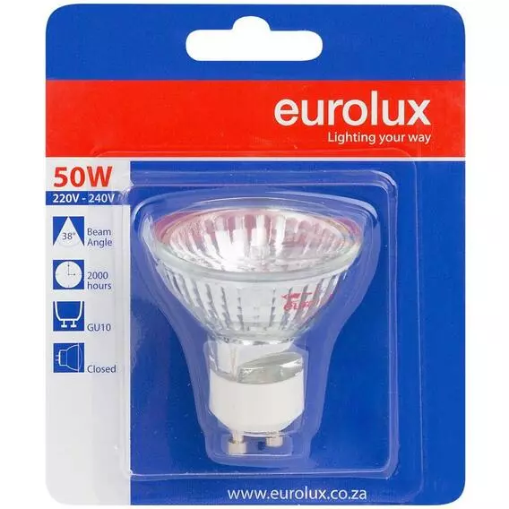 Eurolux Gu10 Halopar Globe 50W Eurolux Gu10 Halopar Globe 50W
