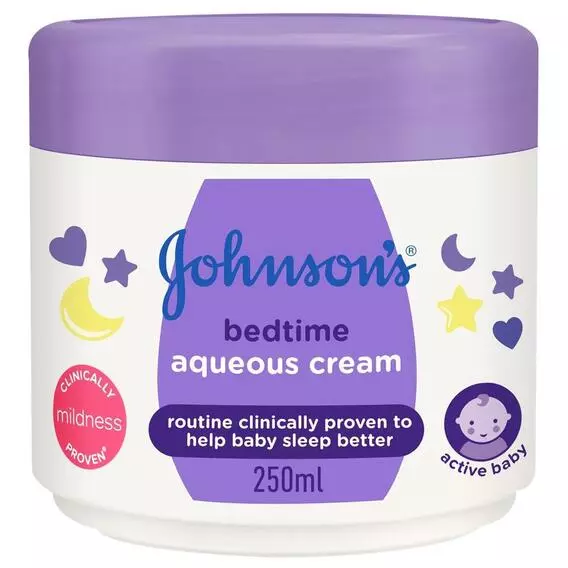 Johnson's Baby Aqueous Cream Bedtime 250ml Johnson's Baby Aqueous Cream Bedtime 250ml