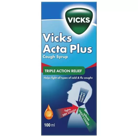 Vicks Cough Remedy Acta Plus Syrup 100ml
