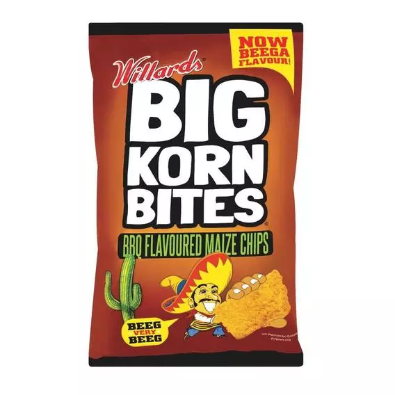 Willards Big Korn Bites 50g Willards Big Korn Bites 50g