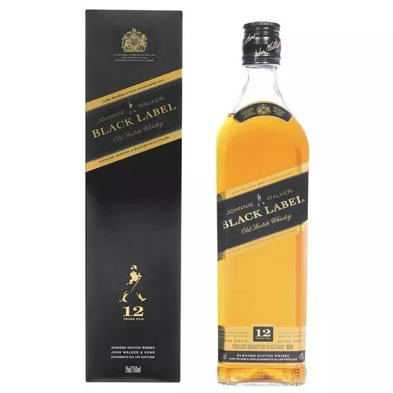 Johnnie Walker Black Label Whisky 750ml
