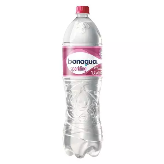 BONAQUA Sparkling water strawberry 1.5L