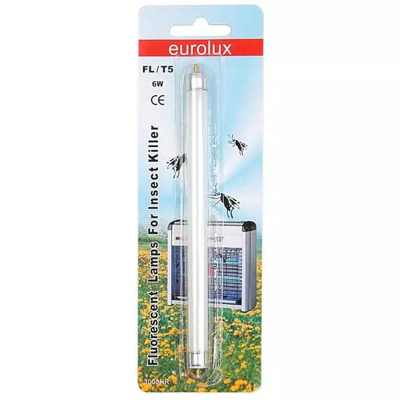 Eurolux 6W Fluorescent Insect Tube Globe