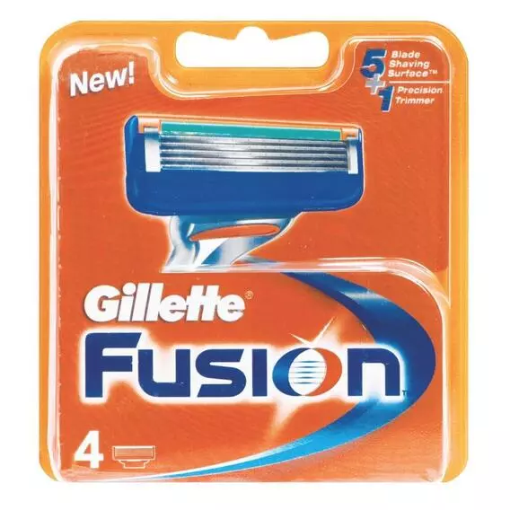 Gillette Fusion Manual Blades Refill 4 Pack Gillette Fusion Manual Blades Refill 4 Pack