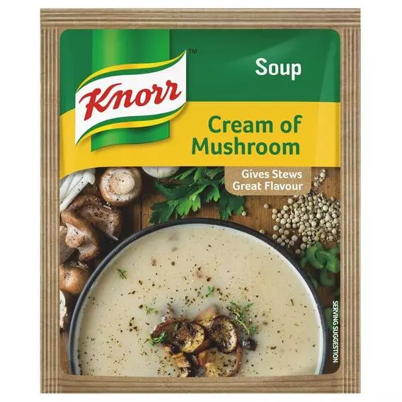 Knorr Pkt Soup Cream of Mushroom 50g Knorr Pkt Soup Cream of Mushroom 50g