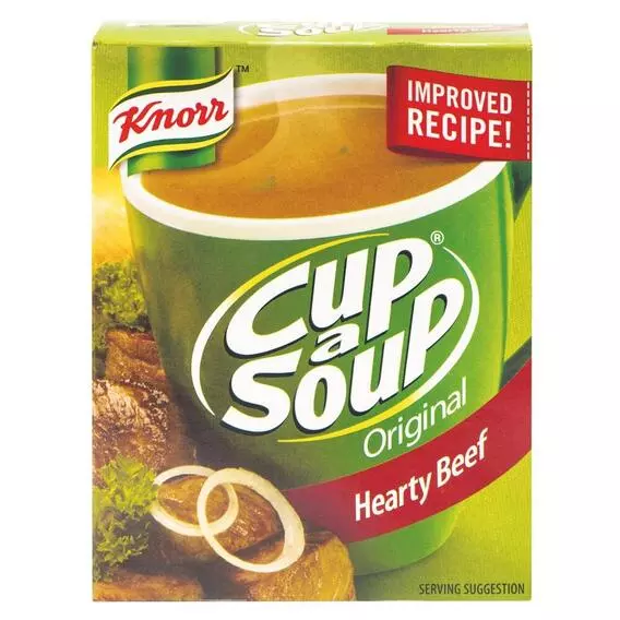 Knorr Cup-A-Soup Hearty Beef 80g Knorr Cup-A-Soup Hearty Beef 80g