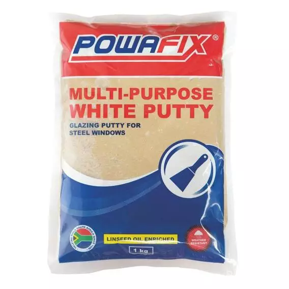 Powafix MULTI PURPOSE WHITE PUTTY 1KG Powafix MULTI PURPOSE WHITE PUTTY 1KG
