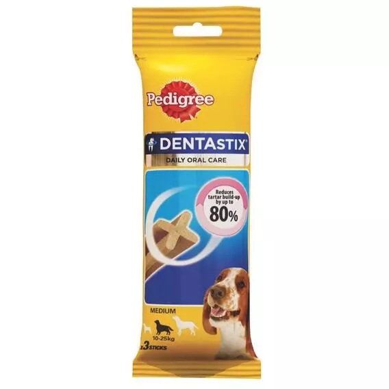 Pedigree 10-25kg Dog Denta Sticks Medium Pedigree 10-25kg Dog Denta Sticks Medium