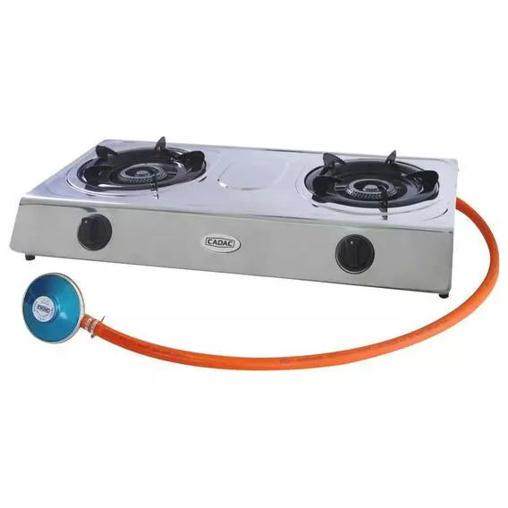 Cadac 2 Plate Gas Stove With H & R 193E Cadac 2 Plate Gas Stove With H & R 193E