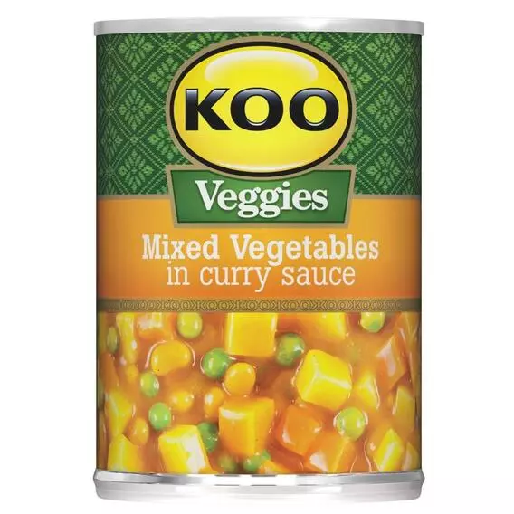 KOO Mixed Veg in Curry Sauce 410g