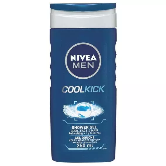 Nivea Men Shower Gel Cool Kick 250ml Nivea Men Shower Gel Cool Kick 250ml