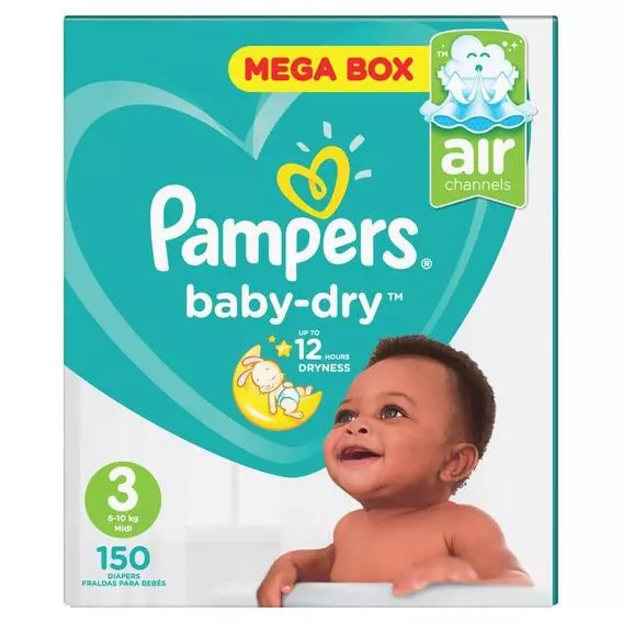 Pampers AB Mega Box Midi Size 3 150s Pampers AB Mega Box Midi Size 3 150s