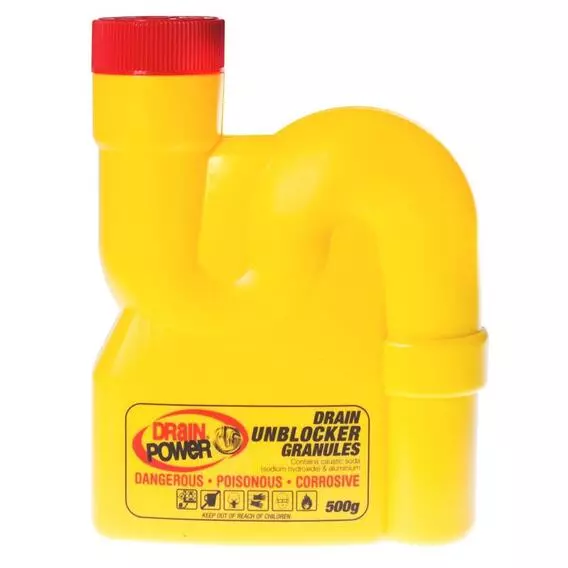 Drain Power Drain Unblocker Granuals Bottle 500 G 070276