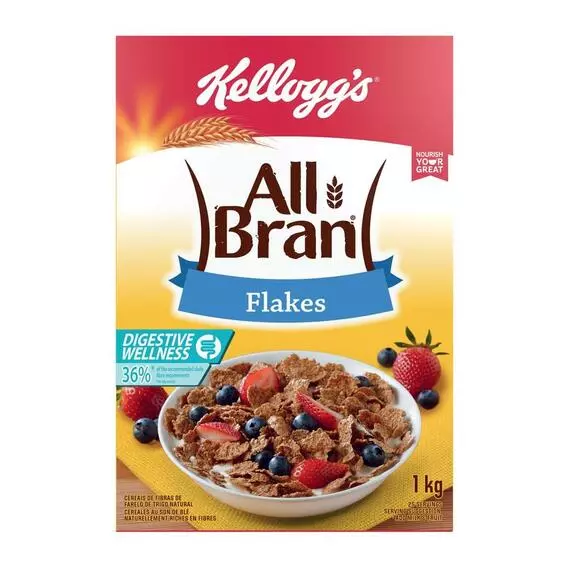Kelloggs All Bran Flakes 1kg