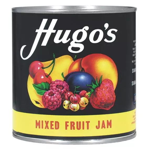 Hugo's Jam Smooth Mixed Fruit 900g
