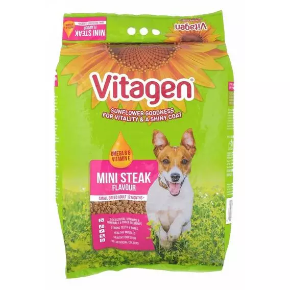 Vitagen Mini Steak Dog Food 8kg Vitagen Mini Steak Dog Food 8kg