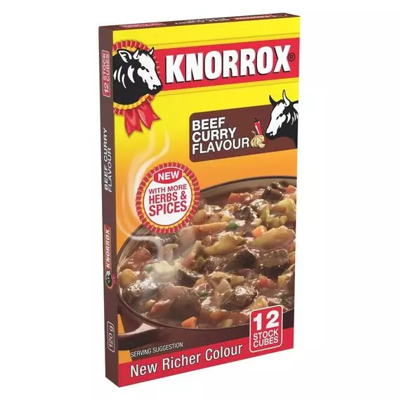 Knorrox Cubes Beef Curry 120g
