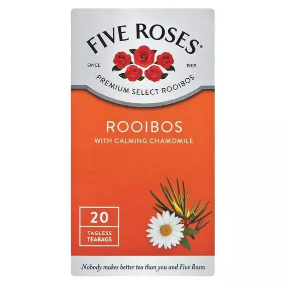 Five Roses Tagless Teabags Chamomile 20 Pack