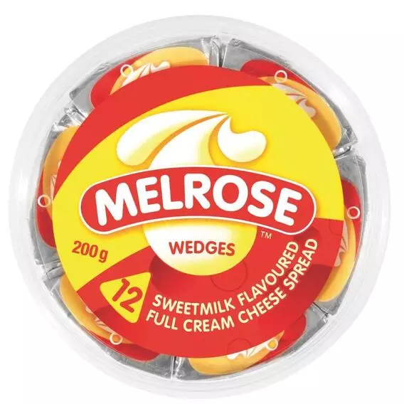Melrose Cheese Wedges 200g Melrose Cheese Wedges 200g
