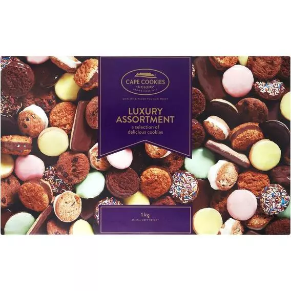 Cape Cookies Luxury Assortment Cookies 1kg Cape Cookies Luxury Assortment Cookies 1kg