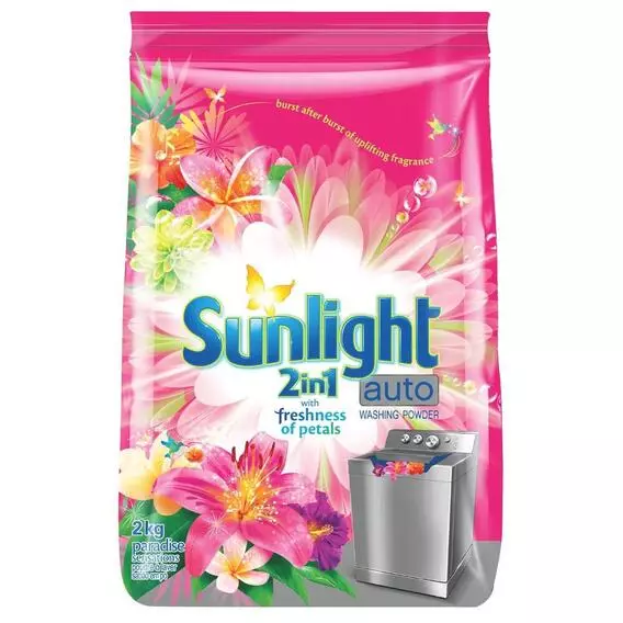 Sunlight Auto Washing Powder 2-In-1 Bag 2kg Sunlight Auto Washing Powder 2-In-1 Bag 2kg