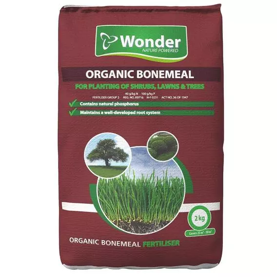 Wonder 2kg Organic Bonemeal Garden Fertilizer Wonder 2kg Organic Bonemeal Garden Fertilizer