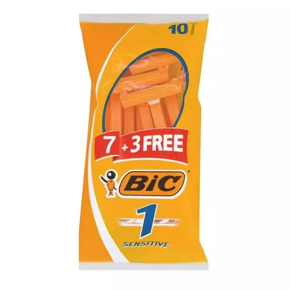 BIC 1 Sensitive Disposable Razors 9 Pack BIC 1 Sensitive Disposable Razors 9 Pack