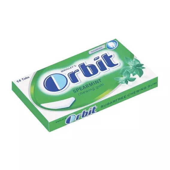 Orbit Chewing Gum 14 Pce Spearmint 27 G 14 Pce