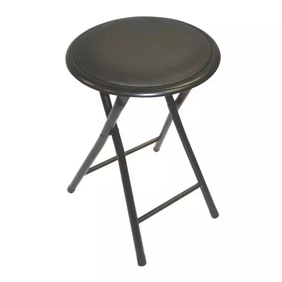 No Brand Folding Stool Black PU