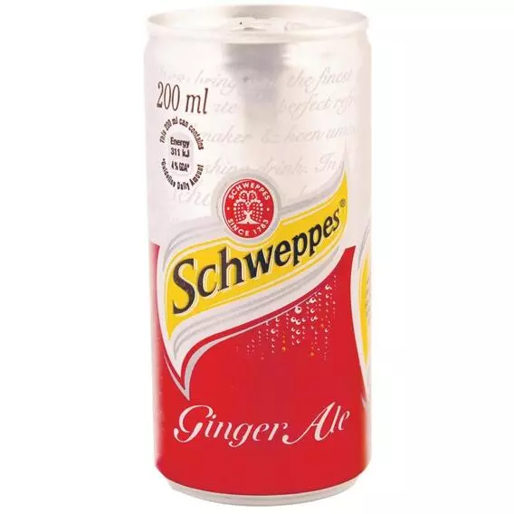 No Brand Ginger Ale Soft Drink Can 200ml