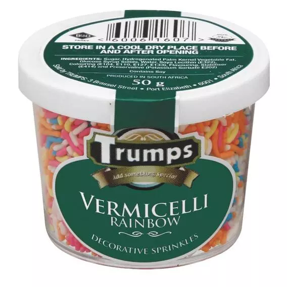 Trumps Sprinkles Vermecelli Edible Decor 50g
