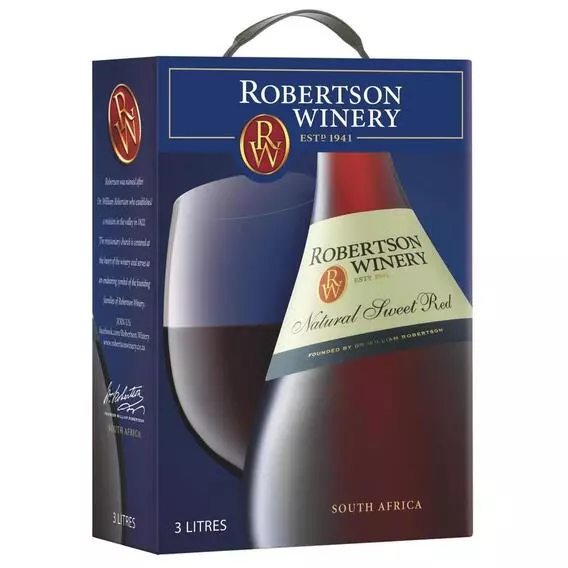 Robertsons Natural Sweet Red Wine 3L