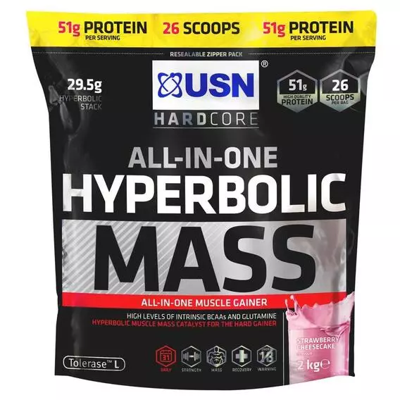 USN Hyperbolic Mass 2kg Strawberry 2kg USN Hyperbolic Mass 2kg Strawberry 2kg