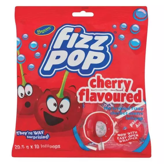 Beacon Fizz Pop Lollypop 10 Pack Beacon Fizz Pop Lollypop 10 Pack
