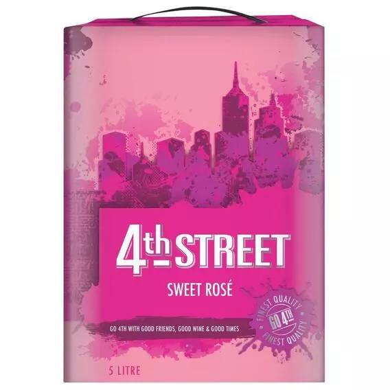 4th Street Natural Sweet Rose 5L