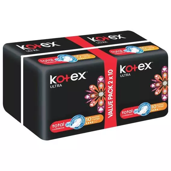 Kotex Designer Ult Thin Norm+ Wings Duo 20pk Kotex Designer Ult Thin Norm+ Wings Duo 20pk