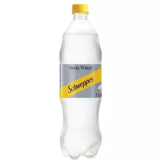 Schweppes Soda Water Plastic Bottle 1L