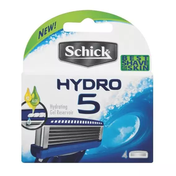 Schick Hydro5 Blades Refill Cartridge 4 Pack
