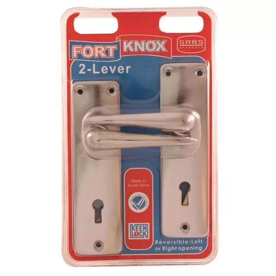 Fort Knox Lockset Chrome Plated 2 Leverd 2 LEVER