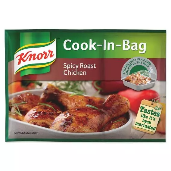 Knorr Cook-In-Bag Spicy Roast Chick 35g Knorr Cook-In-Bag Spicy Roast Chick 35g
