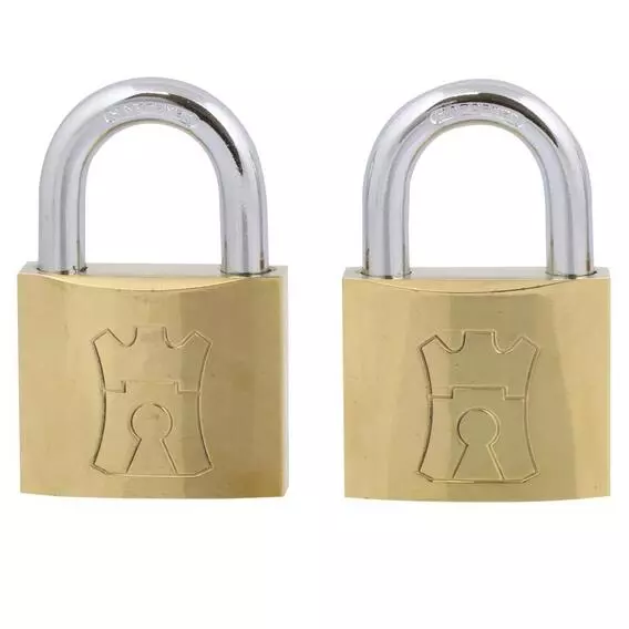 Fort Knox Padlock Brass Q.2 20mm Q2 20MM Fort Knox Padlock Brass Q.2 20mm Q2 20MM
