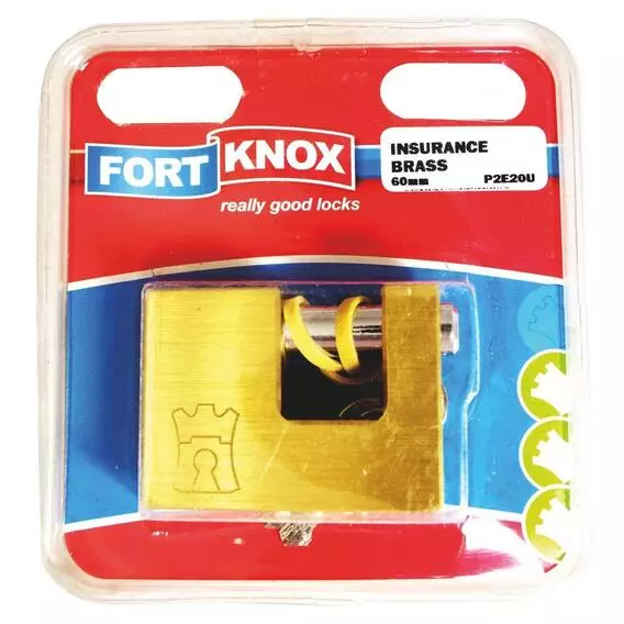 Fort Knox Insurance P/L Brass Q:1 60MM Fort Knox Insurance P/L Brass Q:1 60MM