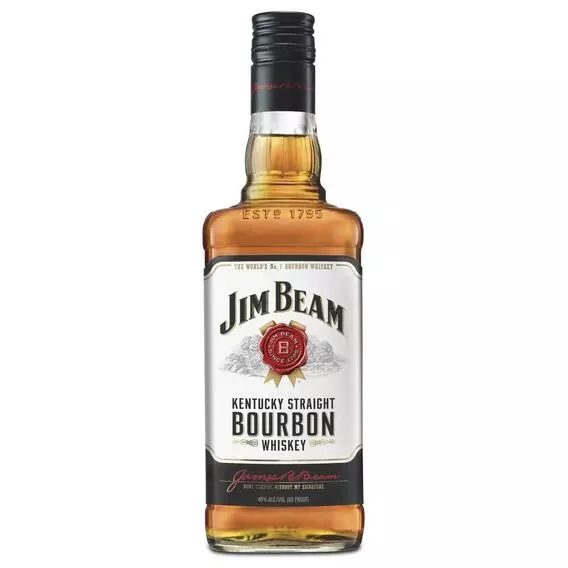 Jim Beam White Label Bourbon Kentucky Whiskey 750ml Jim Beam White Label Bourbon Kentucky Whiskey 750ml