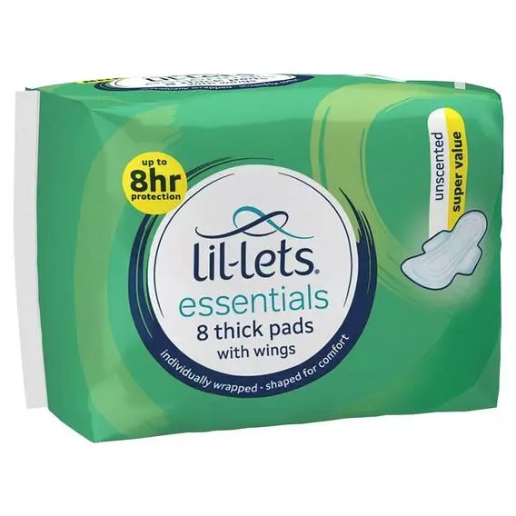 Essentials Pads Unscented 8's Essentials Pads Unscented 8's