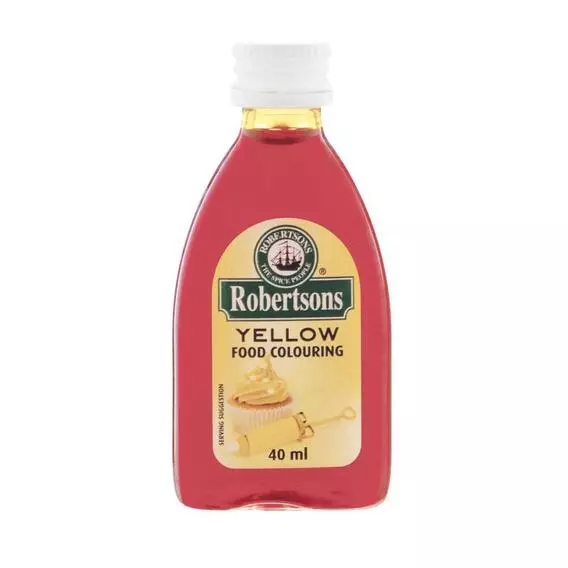 Robertsons Food Colourant Yellow 40ml Robertsons Food Colourant Yellow 40ml