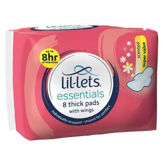 Lil-Lets Smartfit Thin P/Liners 8's
