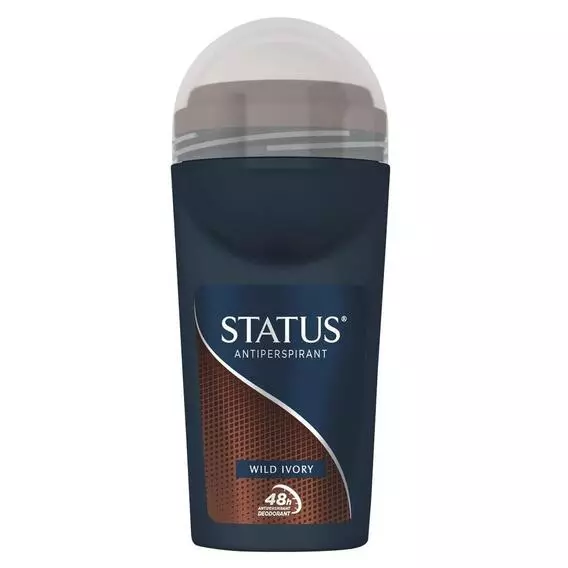 Status Mens Anti-Perspirant Roll-On Wild Ivory 50ml