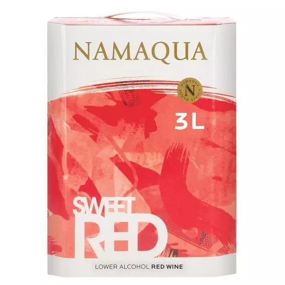 Namaqua Natural Sweet Red Wine 3L